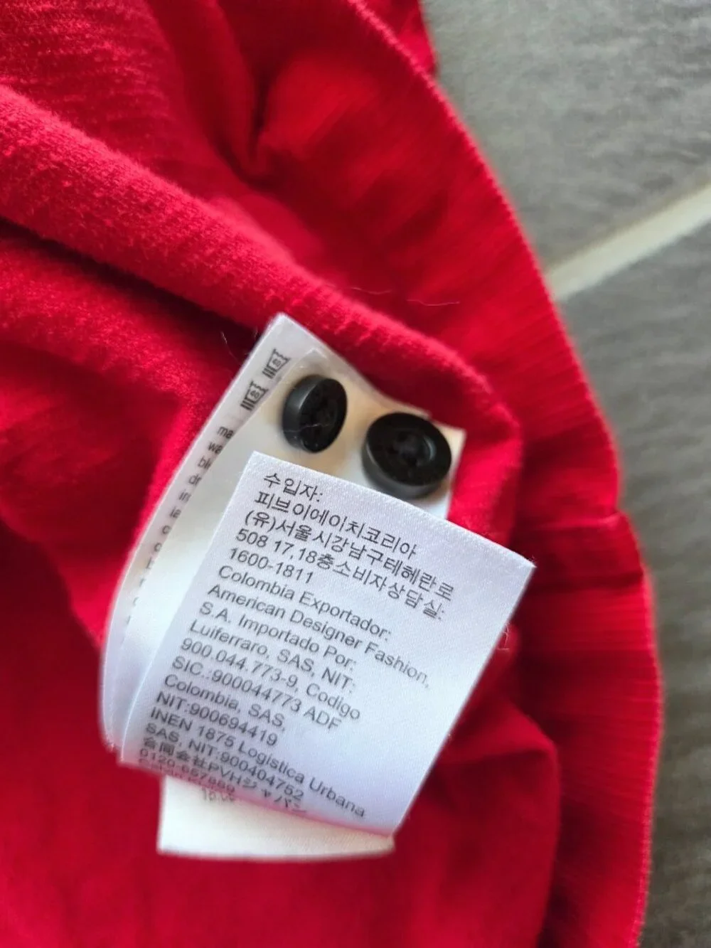 Calvin Klein Jeans Red Corduroy Button Down Shirt Jacket Shacket - Large